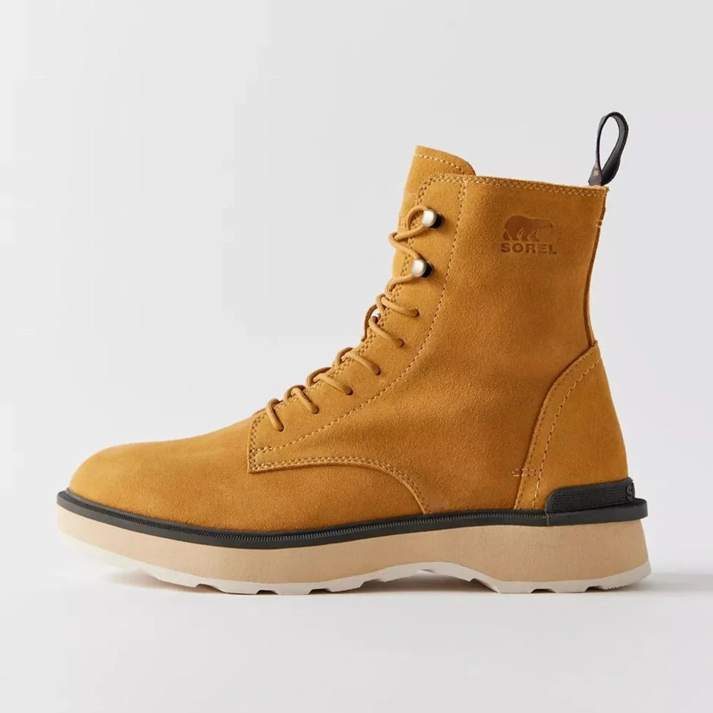 SOREL HI LINE LACE BOOTS GEO YELLOW JET